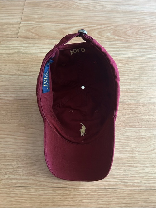 Polo Ralph Lauren Red Burgundy Logo Baseball Cap main image 8